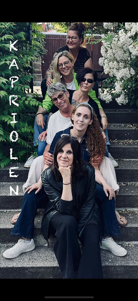 Bandfoto der Kapriolen. 